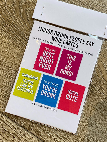 things drunk people say wine labels