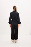anya poplin wrap top