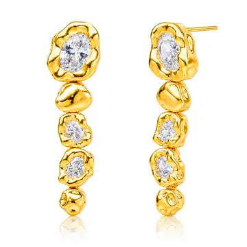 aurora cascade earrings