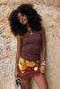 chocolate ribbed tank