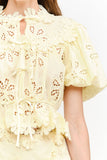 eloise butter yellow blouse