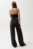 sydney high rise linen wide leg