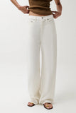 sydney high rise linen wide leg