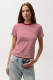 racer red stripe top