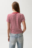 racer red stripe top