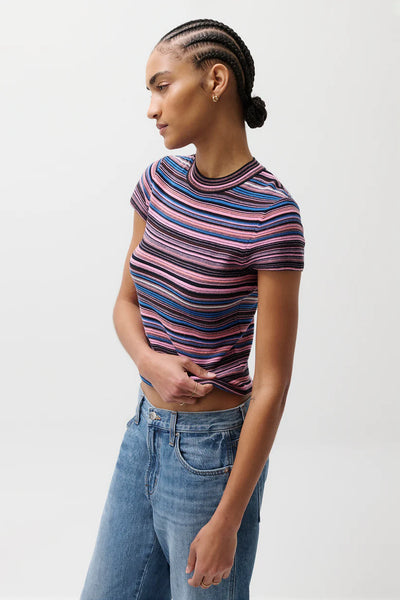 selene short sleeve sweater tee