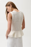 anna peplum tank