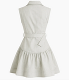 nysa denim mini dress