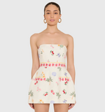 strapless bethany romper