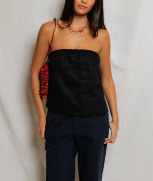 gianna linen tube top