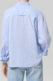 kayla shrunken linen shirt