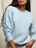 reverse fleece crew