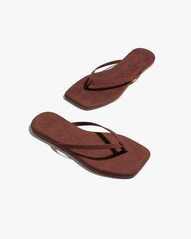 square toe lily suede