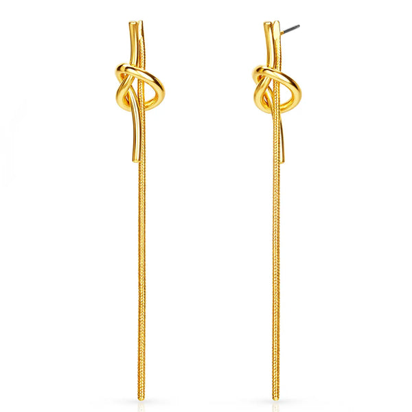 twisted sailor knot earring