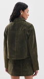suede cropped jacket