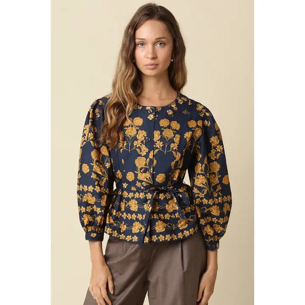 amara floral blouse