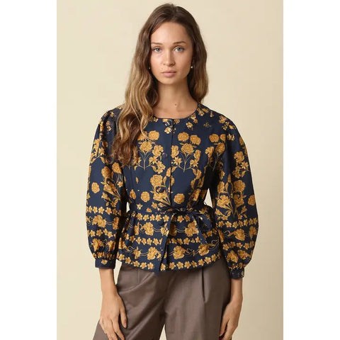 amara floral blouse