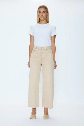 tate crop high rise bowed
