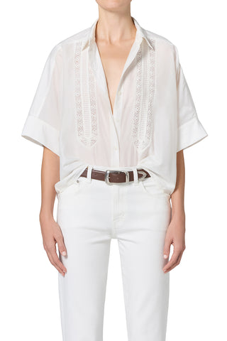 claire shirt with lace