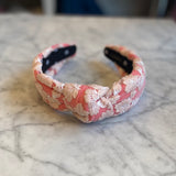 floral lace knotted headband