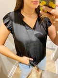 margo pleated blouse
