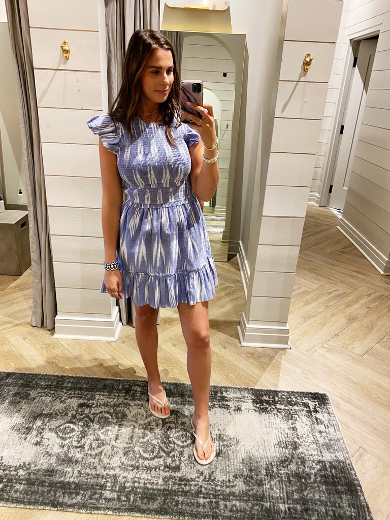 zinnia ikat voile dress Morton James zinnia ikat voile dress Morton James