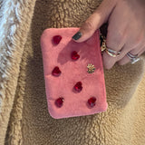 embellished keyring card case