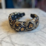 sequin knotted headband