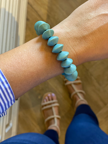 sea blue madera bracelet